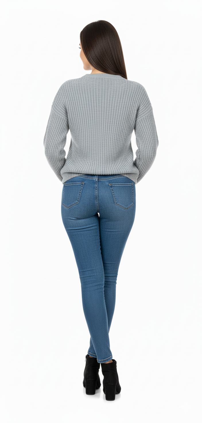 Classic Cable Knit Sweater | Crew Neck Winter Pullover